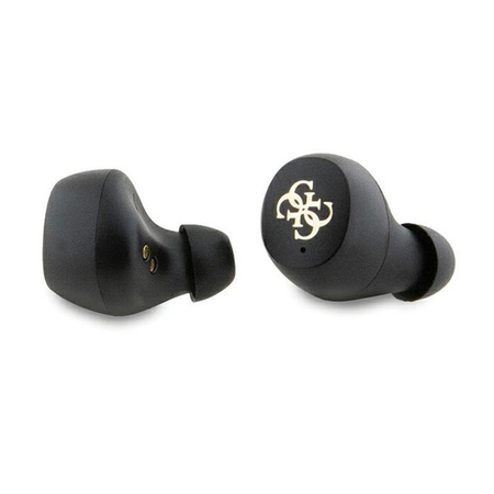 Guess 4G Metal Logo - TWS ENC Bluetooth sluchátka + nabíjecí pouzdro (růžová)