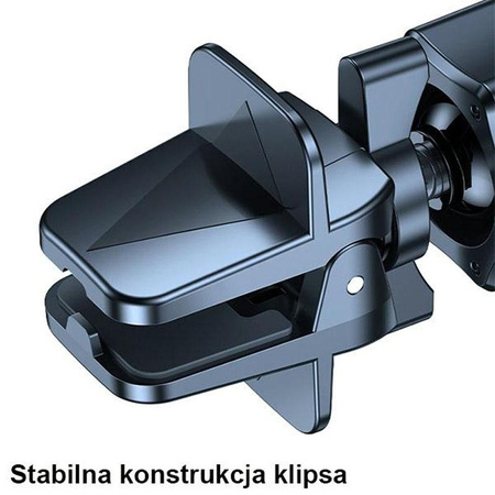 USAMS US-CD170 - Magnetische Autohalterung mit kabelloser 15-W-Ladung (schwarz)
