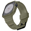 Spigen Rugged Armor Pro - Armband mit Gehäuse für Apple Watch 44/45 mm (Vintage Khaki)