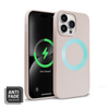 Crong Color Cover Magnetic - pouzdro MagSafe pro iPhone 14 Pro (pískově růžové)