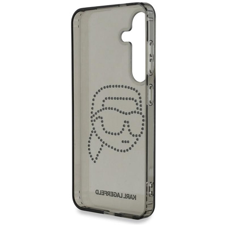 Karl Lagerfeld Strasssteine Karl Head Logo - Samsung Galaxy S25 Tasche (schwarz)