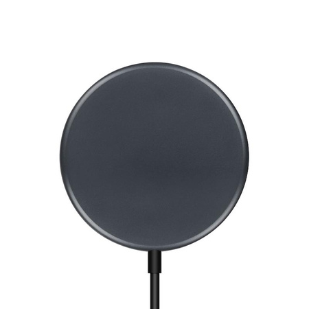 Crong MagSpot Wireless Charger - MagSafe 15W Aluminum Inductive Charger (Graphite)