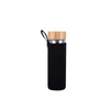 GLASWASSERFLASCHE MIT BPA-FREIEM FILTER, für Tee, Etui, Alpina, 450ml