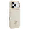 Guess Grained Strass Logo MagSafe - Hülle iPhone 17 Pro (beige)