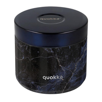 Quokka Whim Food Jar - Termoobědový box / termoska na oběd 600 ml (mramor)