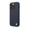 BMW Liquid Silicone Case Metal Logo MagSafe - pouzdro pro iPhone 14 Pro (Navy Blue)