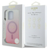 Guess IML Glitter Gradient MagSafe - Hülle iPhone 16 Pro (Rosa)