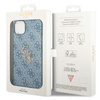 Guess 4G Big Metal Logo - Etui iPhone 14 Plus (niebieski)