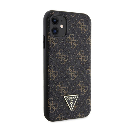 Guess 4G Triangle Metal Logo - Hülle für iPhone 11 (schwarz)