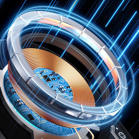 WEKOME WP-U202 Vanguard Series - Magnetický držák do auta s 15W bezdrátovým nabíjením MagSafe (černý)