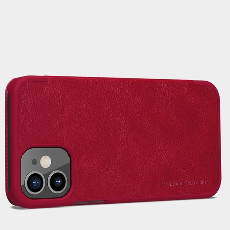 Nillkin Qin Leather Case - Etui Apple iPhone 12 Mini (Blue)