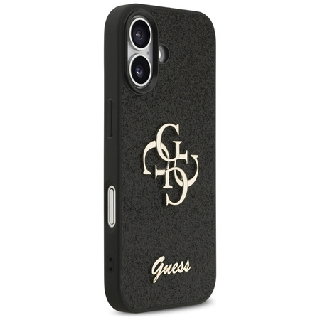 Guess Fixed Glitter Big 4G - Hülle iPhone 17 (schwarz)