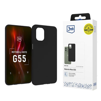 3mk Matt Case - Pouzdro pro Motorola Moto G55 5G (Černá)