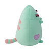 PUSHEEN MINT PUSHEEN CAT MASCOT, Plush Cat with Heart, Plush, 18 cm