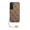 Guess 4G Charms Collection - Samsung Galaxy S23 Case (brown)