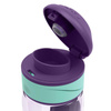Quokka Splash - Bouteille d'eau avec système d'ouverture rapide 730 ml (Aqua Violet)