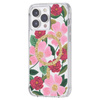 Rifle Paper Clear MagSafe - iPhone 14 Pro Max Case Decorated with Gold (Rose Garden)