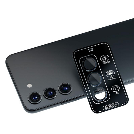 3mk Lens Protection Pro - Verre de l'objectif de l'appareil photo du Samsung Galaxy S24 (Noir)