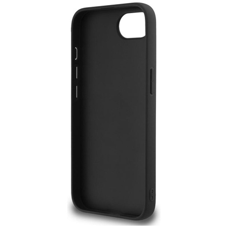 Guess Fixed Glitter Big 4G - Tasche für iPhone 16e (schwarz)