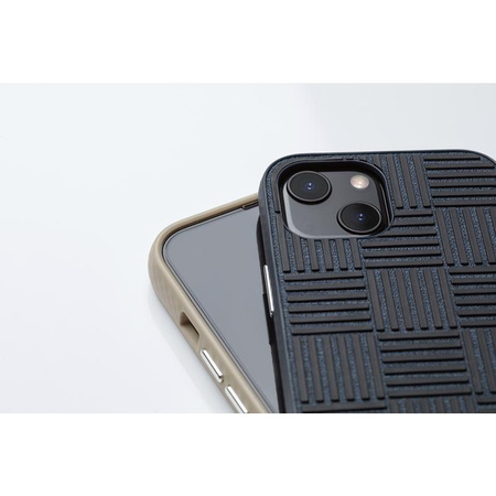 Moshi Altra - Pouzdro s odnímatelnou šňůrkou na iPhone 13 mini (antibakteriální NanoShield™) (modré)