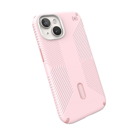 Speck Presidio2 Grip ClickLock & MagSafe - Case for iPhone 15 / iPhone 14 / iPhone 13 (Nimbus Pink / Dahlia Pink)