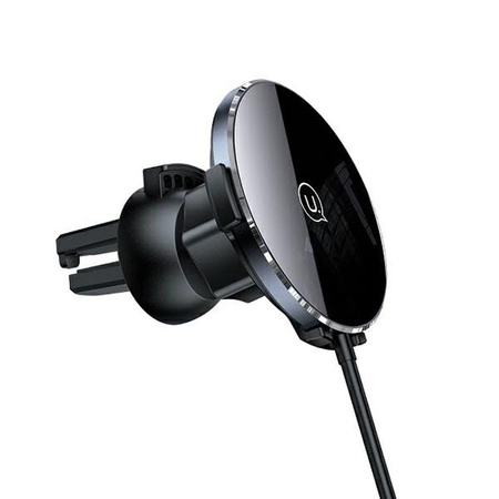 USAMS US-CD164 - Autohalterung mit induktivem 15-W-Ladegerät (schwarz)