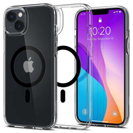 Spigen Ultra Hybrid MagSafe - Coque pour iPhone 15 Plus / iPhone 14 Plus (Noir)