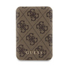 Guess Bundle Pack MagSafe 4G Metal Gold Logo - Case set + Power Bank 5000mAh MagSafe iPhone 15 (brown)