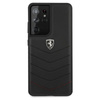 Ferrari Off Track Quilted - Samsung Galaxy S21 Ultra Tasche (schwarz)