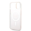 Guess Bundle Pack MagSafe 4G - MagSafe iPhone 14 tok + töltő szett (rózsaszín/arany)
