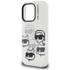 Karl Lagerfeld IML Multi K&C Head Pattern - Case for iPhone 16 Pro (transparent)