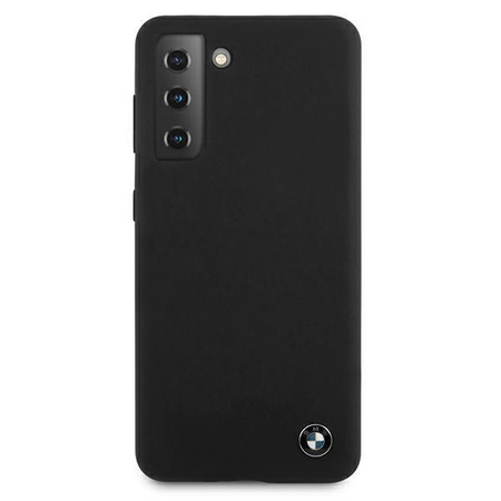 BMW Hardcase Silicone Signature Logo - Etui Samsung Galaxy S21+ (noir)