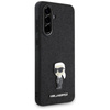 Karl Lagerfeld Fixed Glitter Iconic Logo Metal Pin - Tasche für Samsung Galaxy A36 5G (schwarz)