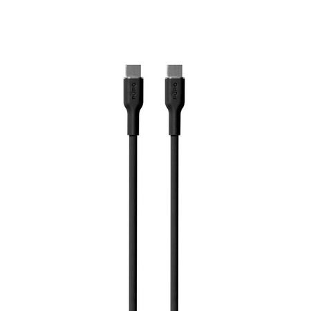 PURO ICON Soft Cable - USB-C to USB-C cable 1.5 m (Black)