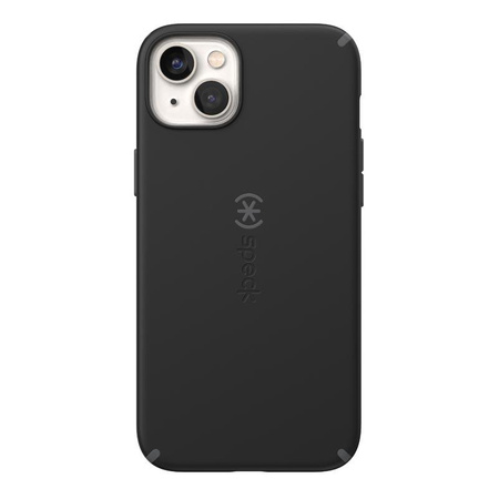 Speck CandyShell Pro + MagSafe - iPhone 14 Plus Case with MICROBAN Coating (Black / Slate Grey)