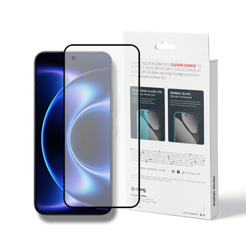 Crong 3D Armor Glass Lite - Teljesen ragasztós edzett üveg Xiaomi 17-hez