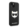 Karl Lagerfeld Choupette Head MagSafe Silikon - iPhone 14 Plus Tasche (schwarz)
