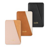 Moshi Slim Wallet - Magnetische Brieftasche (SnapTo™ System) (Karamellbraun)