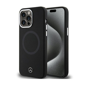 Mercedes Silicone Bicolore MagSafe - iPhone 15 Pro Case (noir)