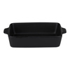 Alpina - Ceramic rectangular ovenproof dish 28x18x6 cm (black)