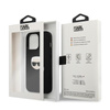 Karl Lagerfeld PU Leather Karl's Head Metal - Etui iPhone 13 Pro Max (czarny)