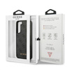 Guess 4G Metall Gold Logo - Samsung Galaxy S22 Gehäuse (grau)