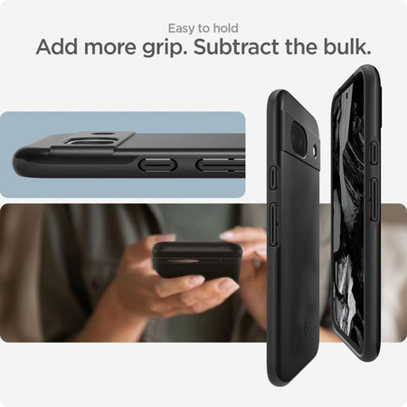Spigen Thin Fit - Gehäuse für Google Pixel 8A (Schwarz)