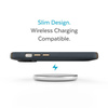 Speck Presidio2 Grip - Anti-slip iPhone 15 Plus / 14 Plus Case (Charcoal / Cool Bronze / Slate)