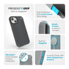 Speck Presidio2 Grip Magsafe - Coque iPhone 15 Plus / iPhone 14 Plus (Gris anthracite / Bronze froid / Blanc)