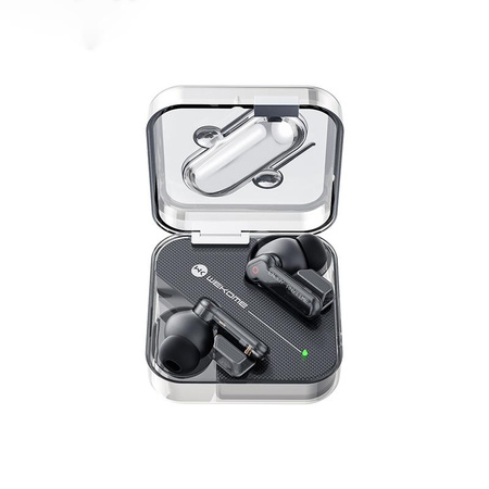 WEKOME V51 Vanguard Series - bezdrátová sluchátka Bluetooth V5.1 TWS s nabíjecím pouzdrem (černá)