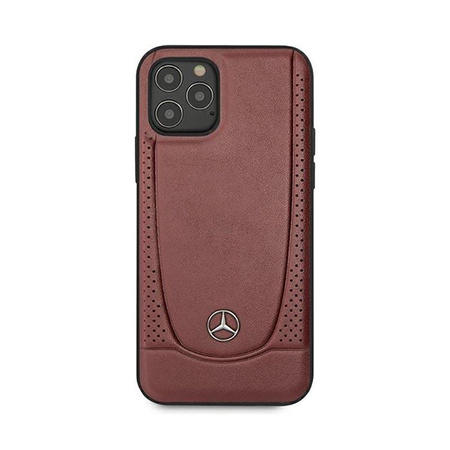 Mercedes Leather Urban Line - pouzdro pro iPhone 12 Pro Max (červené)