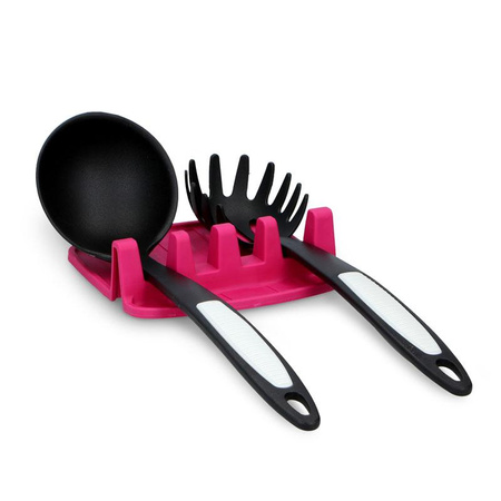 ORGANIZER FOR KITCHEN UTENSILS, Silicone Holder Alpina, Pink