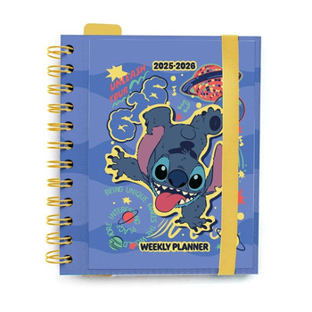 Disney Stitch - Calendrier / semainier A5 2025/2026