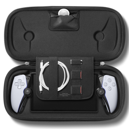 Spigen Klasden Pouch – Pouzdro pro Sony PlayStation Portal (Charcoal Grey)
